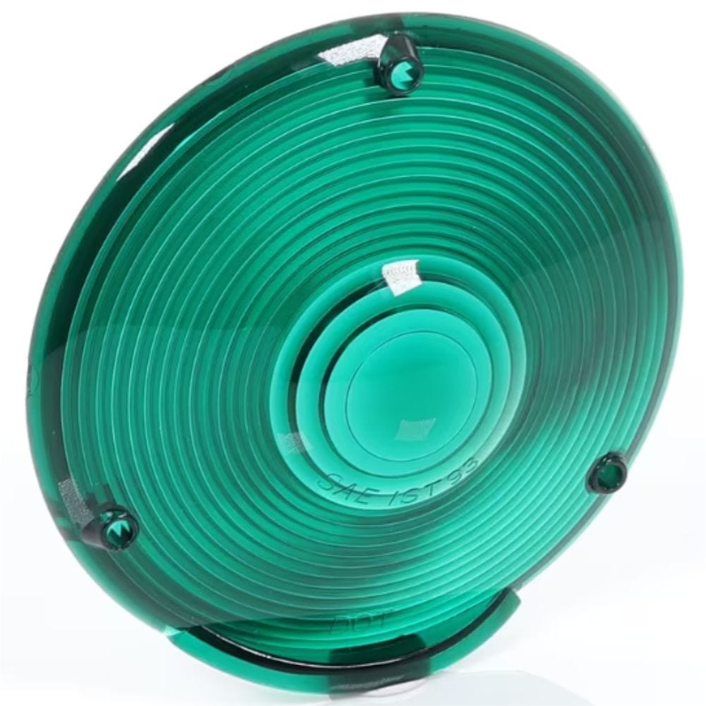 Lens Replacement Plastic 4 Inch Round Green