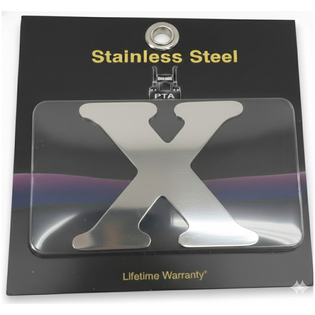 Stainless Steel Letter X