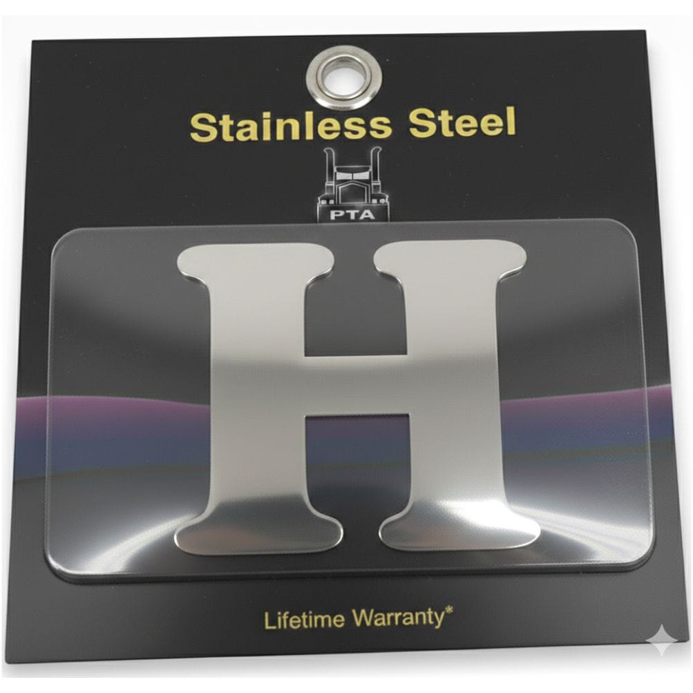 Stainless Steel Letter H
