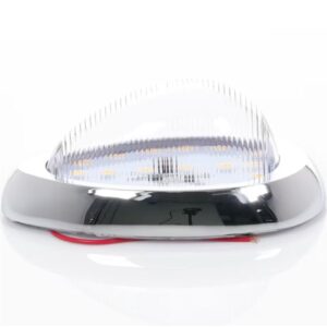 LED 12 Volt Light Indicator Clear/Amber To Suit Freightliner & Western Star