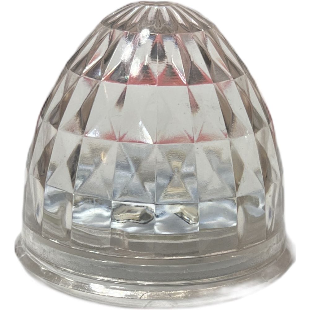 LED Light 2 Inch Round Torpedo Clear/Amber Multi-Volt