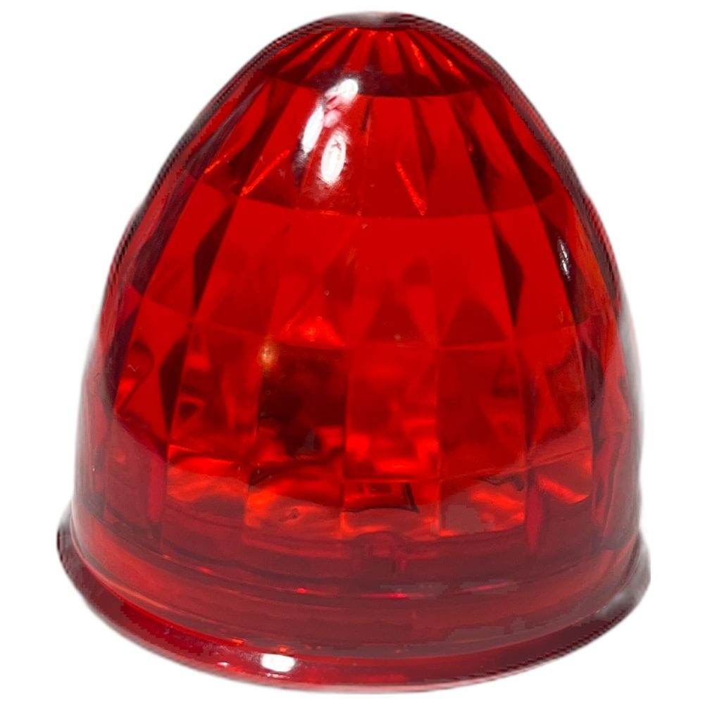 LED Light 2 Inch Round Torpedo Red Multi-Volt