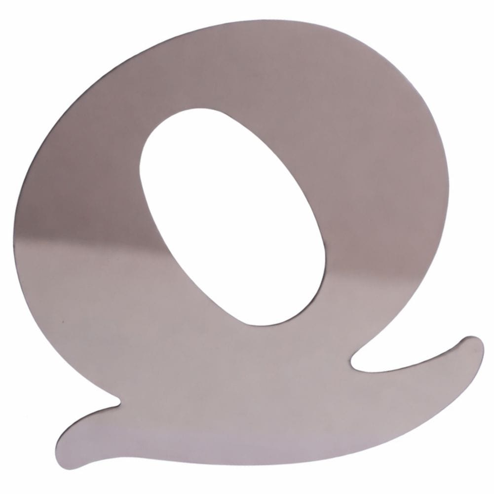 Stainless Steel Letter Q For truck part