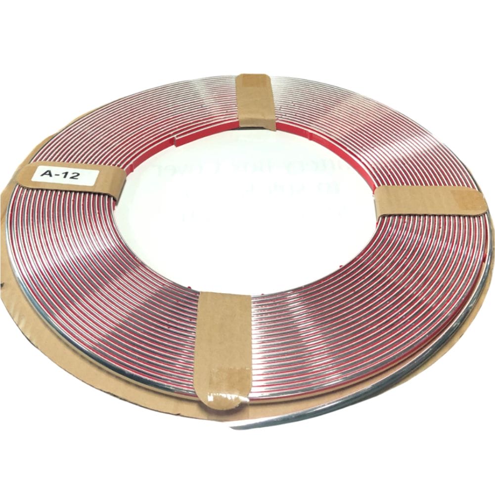 Edge Guard 9mm x 15 Metres Flat Roll Chrome