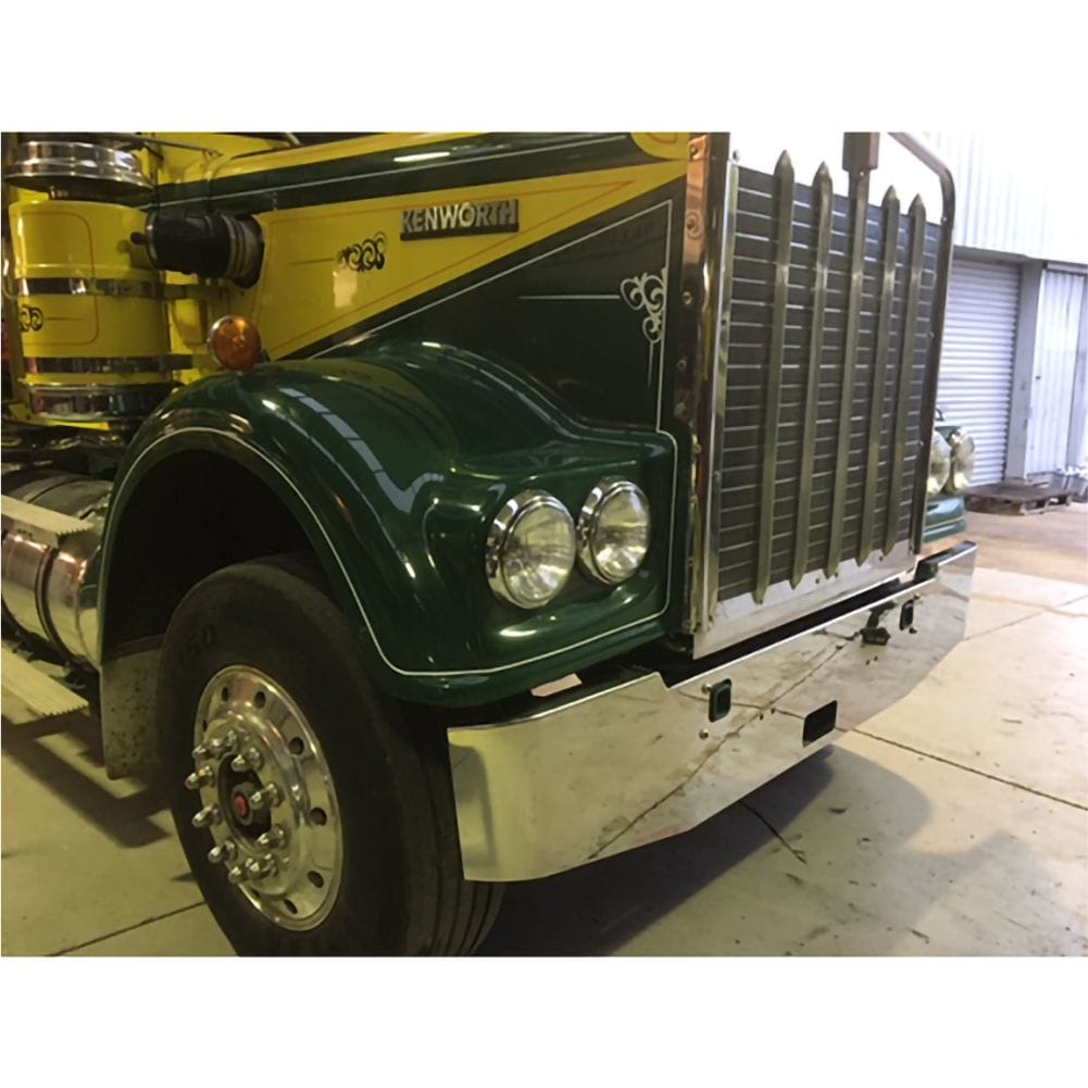 Stainless Steel Bumper Gold Wing Style