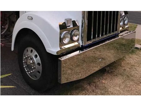 Stainless Steel Bumper 18 Inch Boxed End Wing