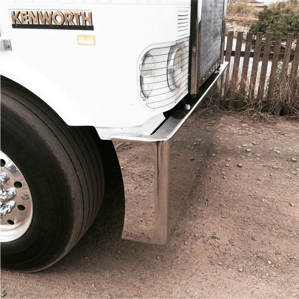 Stainless Steel Bumper Bar 22 Inch Curved End