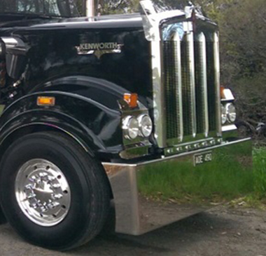 Stainless Steel Bumper Bar 18 Inch Curved End