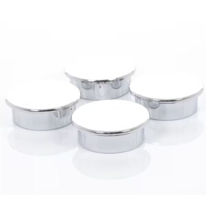Endcap Mudguard Pole Chrome 4 Pack