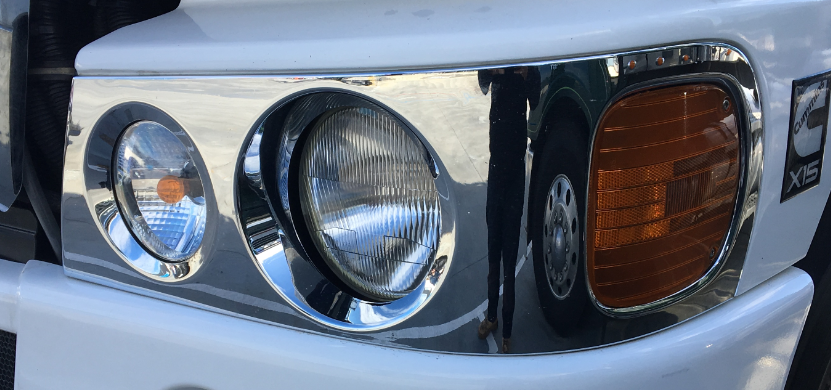Headlight Bezel Chrome Left To Suit Freightliner Argosy 2014 Onwards