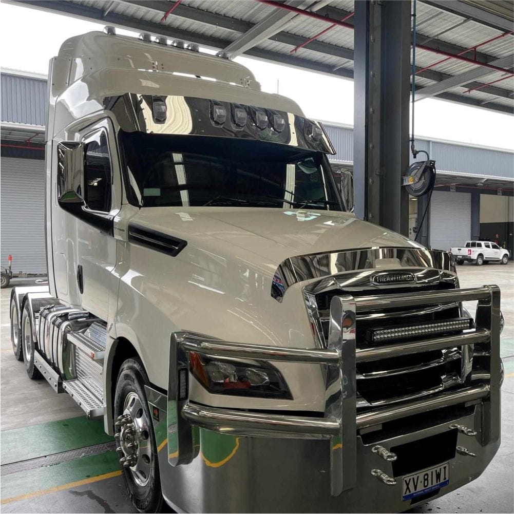 Stainless Steel Bug Deflector To Suit Freightliner Cascadia