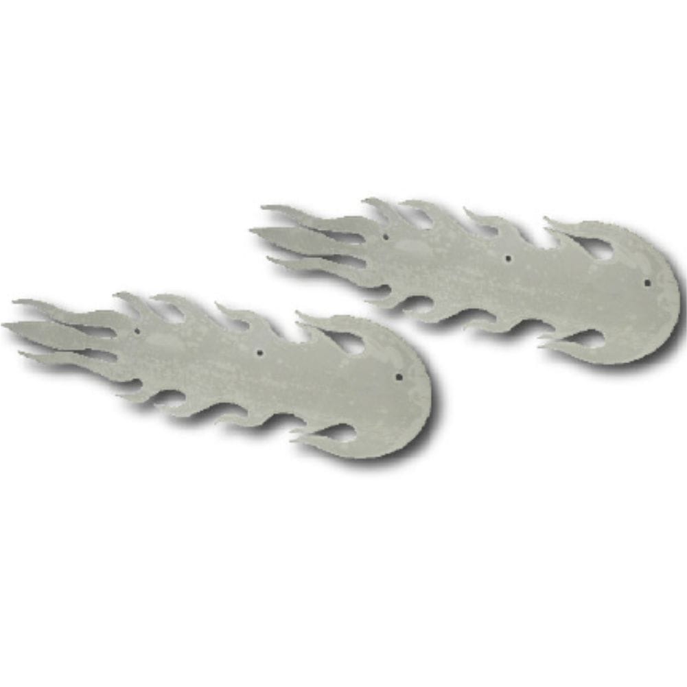 Stainless Steel Badge Backing Flames To Suit Kenworth