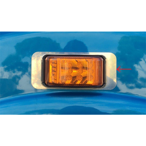 Stainless Steel Indicator Backing Plate To Suit Kenworth