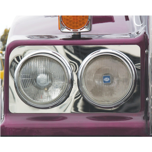 Stainless Steel Headlight Backings Short To Suit Kenworth T900/950/904/908/909