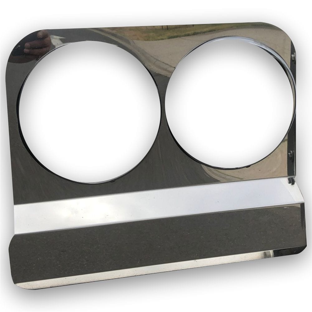 Stainless Steel Headlight Backings Long To Suit Kenworth SAR T404 & Early T409