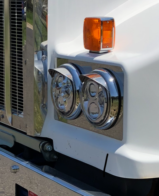 Stainless Steel Headlight Backings Short To Suit Kenworth New SAR