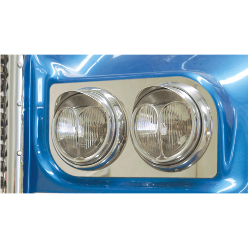 Stainless Steel Headlight Backings Short To Suit Kenworth Old SAR/W Model