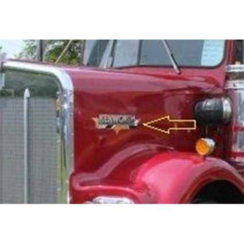 Stainless Steel Badge Trim Embellished To Suit Kenworth