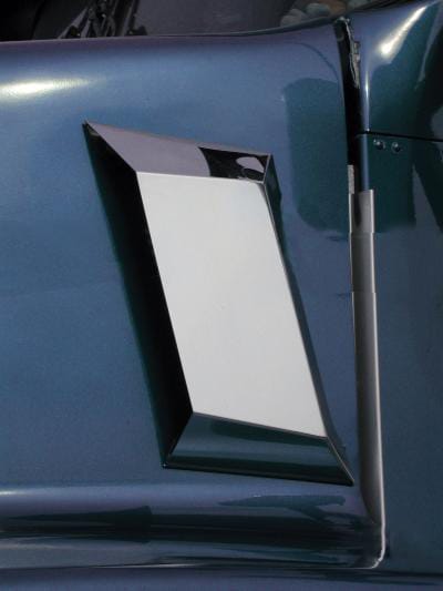 Stainless Steel Bonnet Vent To Suit Kenworth T600 Series Left Hand Side