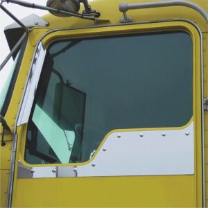 Stainless Steel Daylight Door Trim Full Dimple To Suit Kenworth