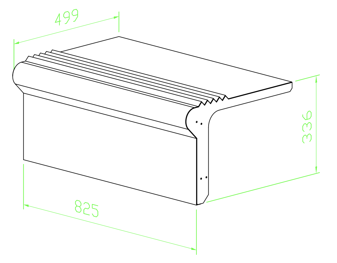 Stainless Steel Battery Box Cover To Suit Kenworth Round Tank