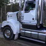 Stainless Steel Battery Box Cover To Suit Kenworth T950 Day Cab Round Tank