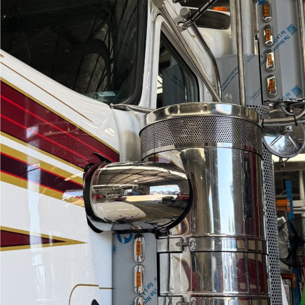 Stainless Steel Intake Cover To Suit Kenworth
