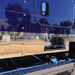Stainless Steel Under Bunk Panel Right To Suit Kenworth T909