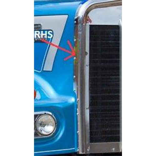 Stainless Steel Side Grill Panels To Suit Kenworth W Model