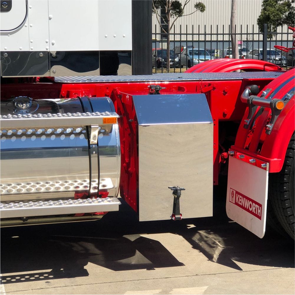 Stainless Steel Battery Box Cover To Suit Kenworth K104, T610, T610 SAR and SARs