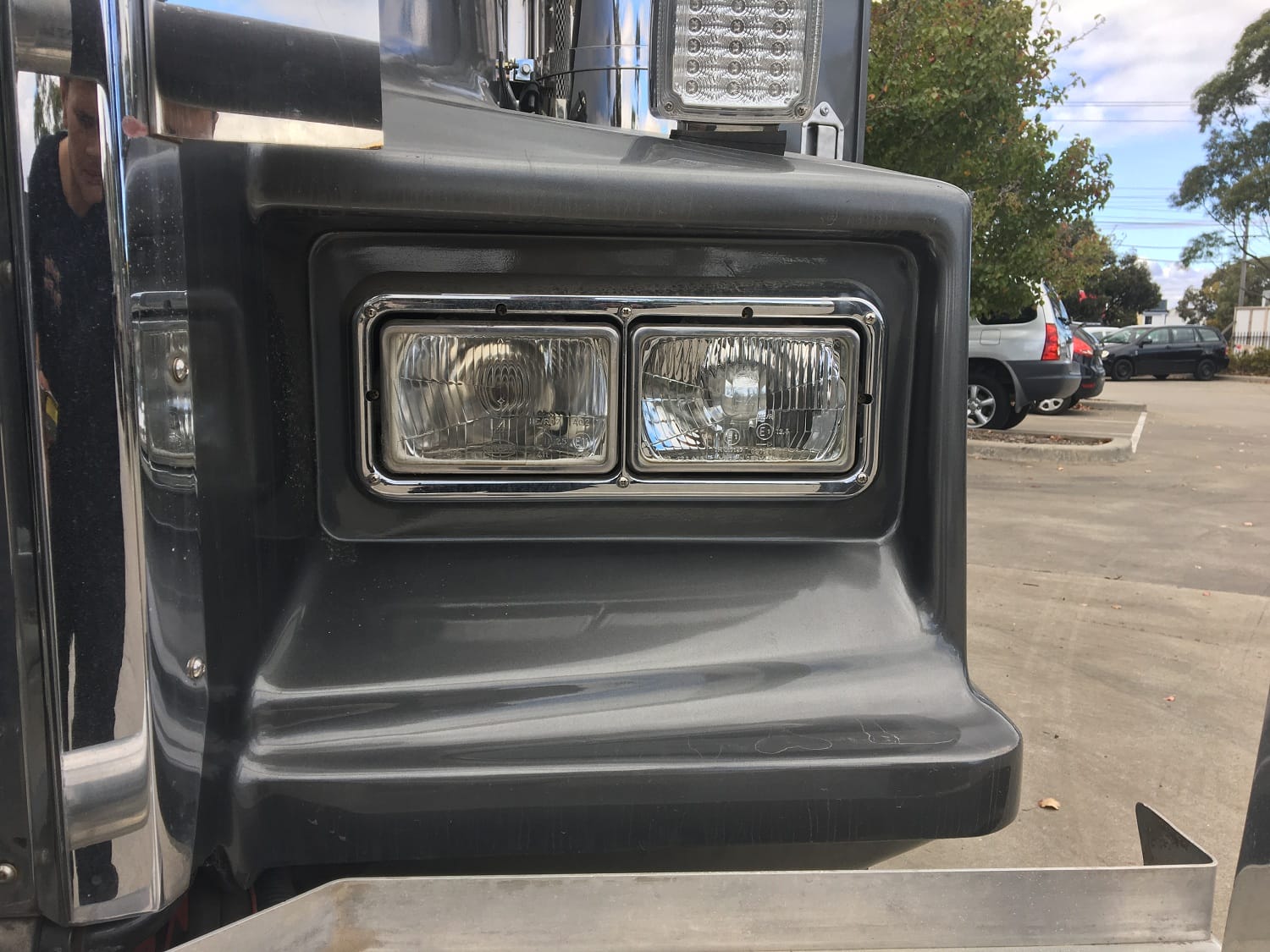 Rectangle Dual Headlight Assembly To Suit Kenworth/Western Star