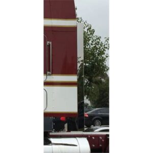 Stainless Steel Wing Extensions 1980mm To Suit Kenworth K200/K220 and Scania Euro 5