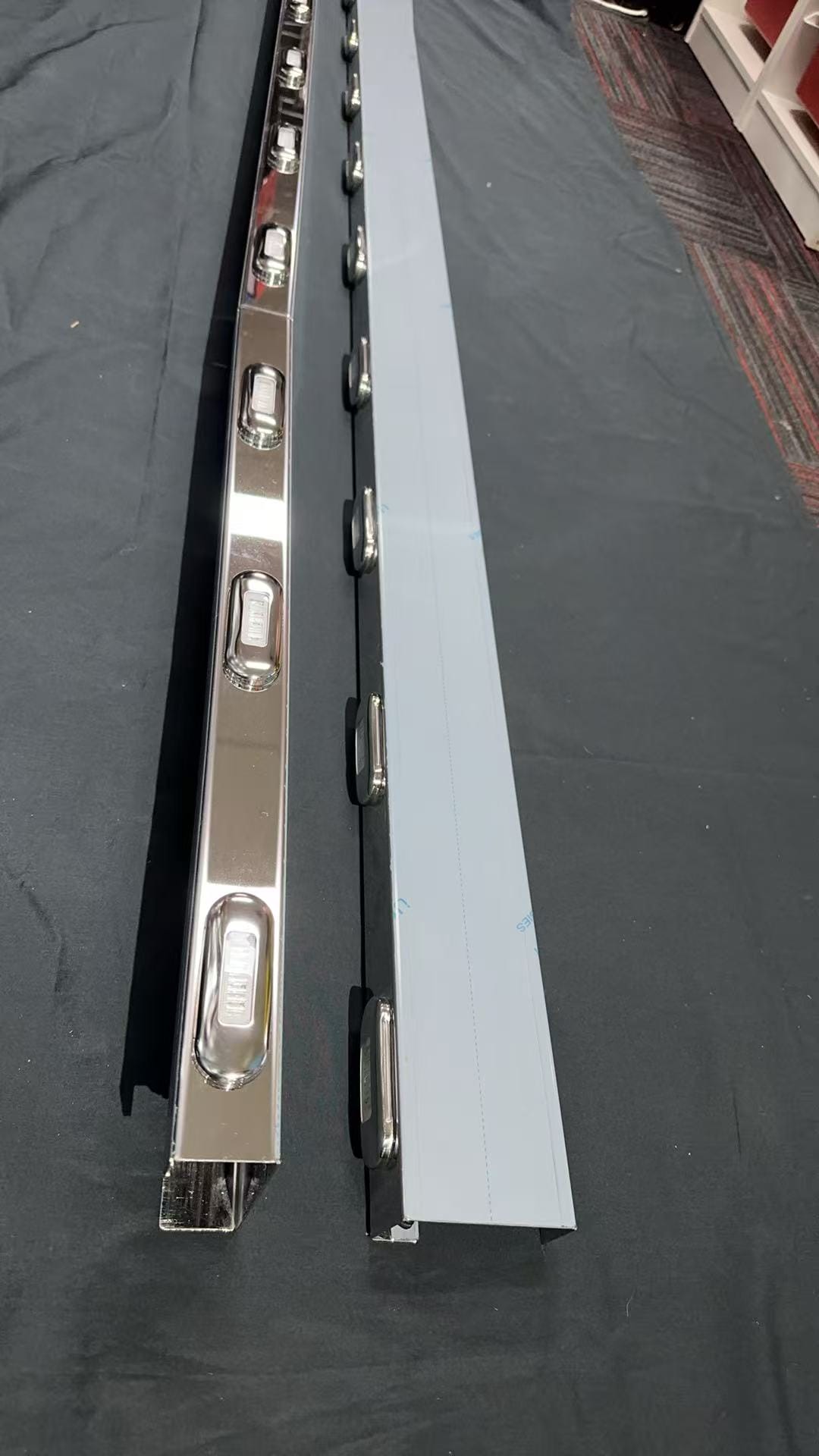 Stainless Steel Wing Extensions 2280mm To Suit Kenworth T610 & T610 SAR 24 LED