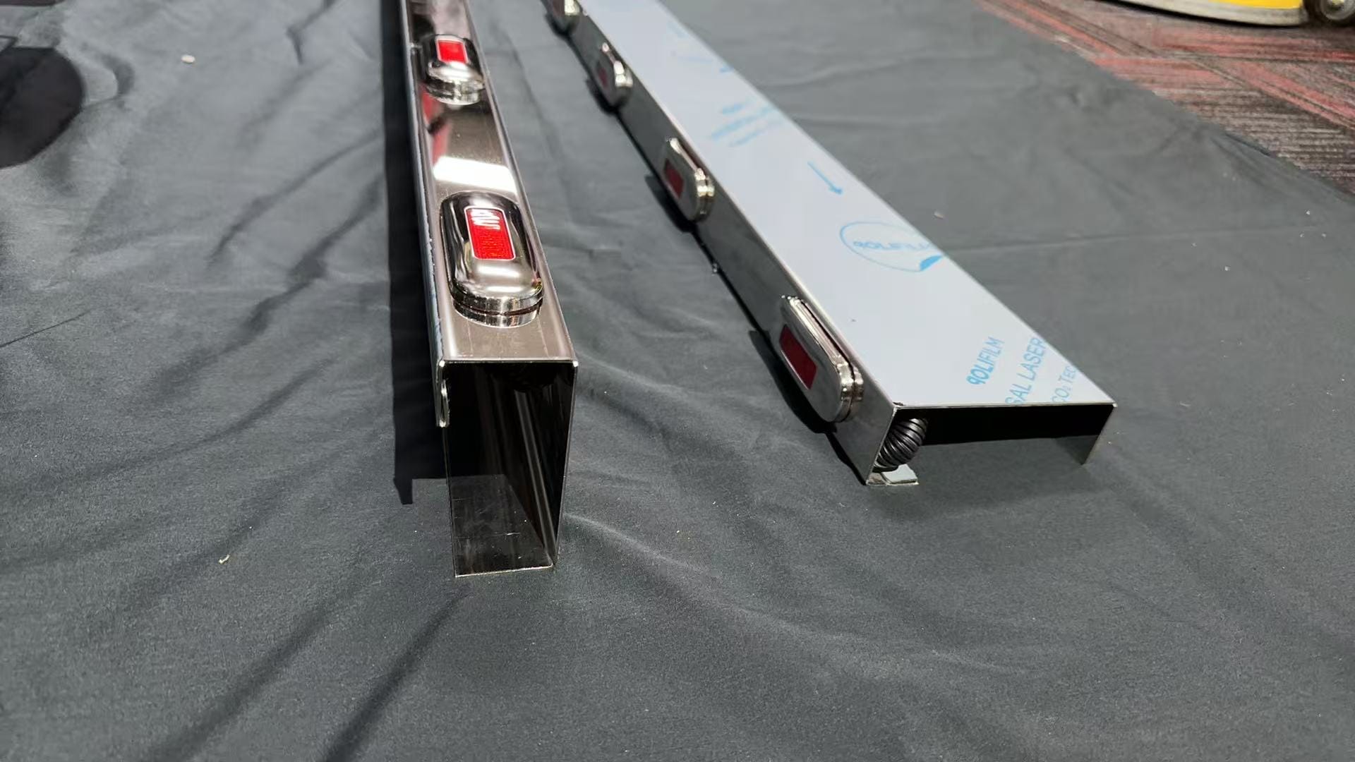 Stainless Steel Wing Extensions 2280mm To Suit Kenworth T610 & T610 SAR 24 LED