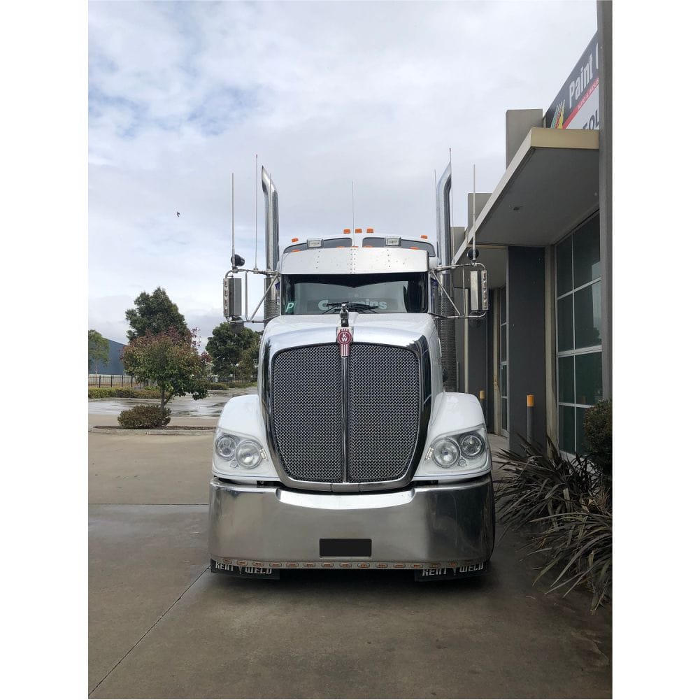 Stainless Steel Sun Visor 14 Inch To Suit Kenworth T408/T409/T604/T608/T609/T904/T908/T909