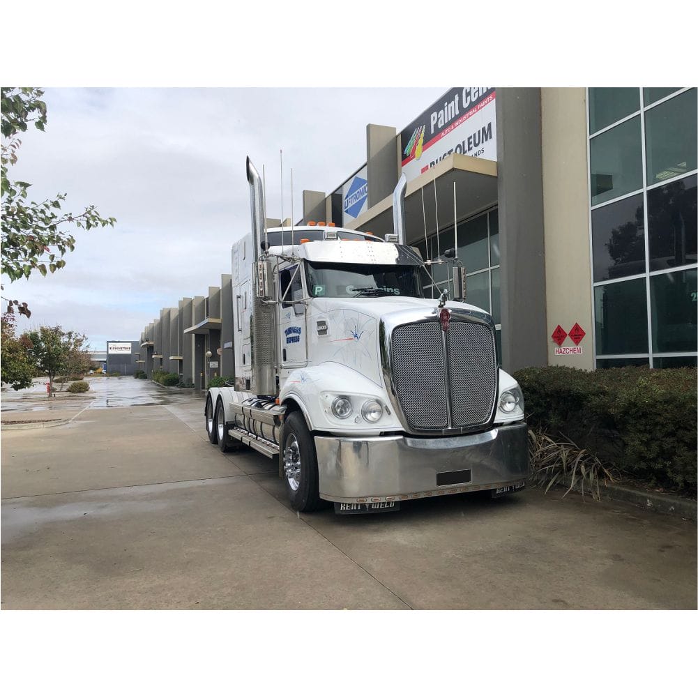 Stainless Steel Sun Visor 14 Inch To Suit Kenworth T408/T409/T604/T608/T609/T904/T908/T909