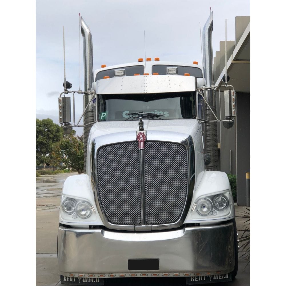 Stainless Steel Sun Visor 14 Inch To Suit Kenworth T408/T409/T604/T608/T609/T904/T908/T909