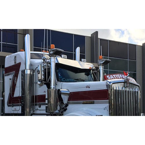 Stainless Steel Sun Visor 14 Inch Boltless To Suit Kenworth T350/T359/T404/T408/T409/ T604/T608/T609/T659/T904/T908/T909