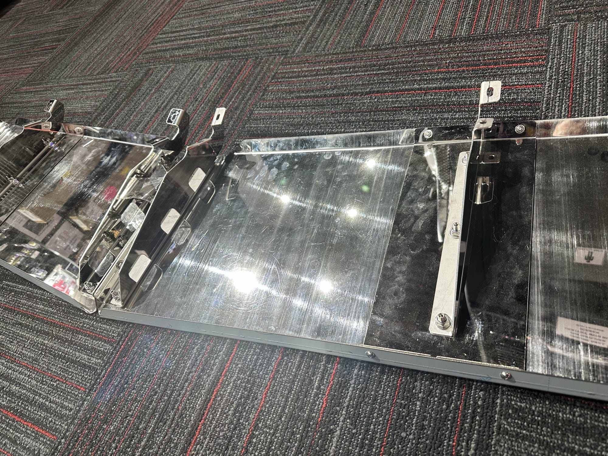 Stainless Steel Sun Visor 13 Inch Boltless To Suit Kenworth T400/C509/T650/T658/T659/T900/T950