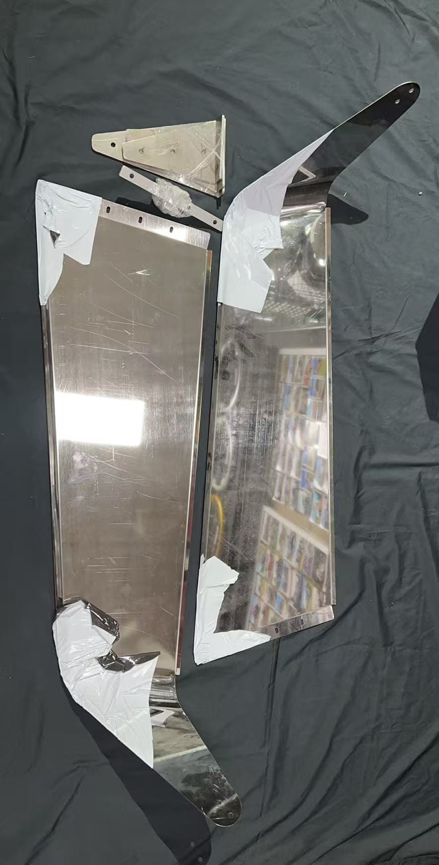 Stainless Steel Sun Visor 13 Inch To Suit Kenworth T610 Mid Roof Sleeper