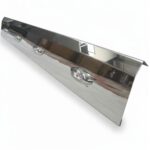 Stainless Steel Tank Skirt Round 1350MM 4 LED Clear/Amber Single To Suit Kenworth/Freightliner