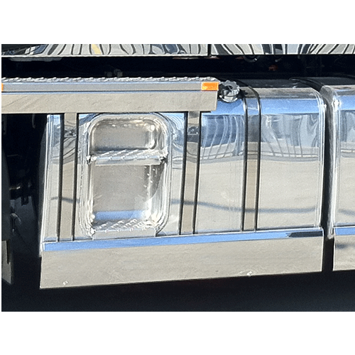 Stainless Steel Tank Skirt Square 870MM Single To Suit Kenworth/Freightliner/Iveco