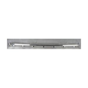 Stainless Steel Tank Skirt D Shape 1750MM 7 Clear Amber LED Single To Suit Mack/Volvo