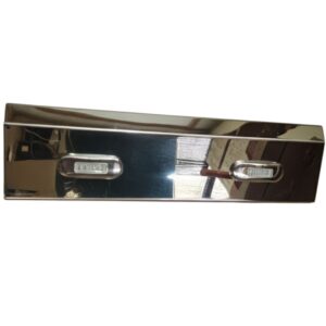 Stainless Steel Tank Skirt 475MM Round Clear/Amber Single