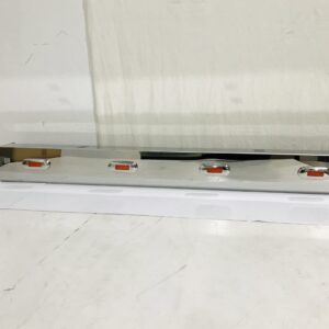 Stainless Steel Tank Skirt 1030MM 4 Amber LED’s Single To Suit Scania