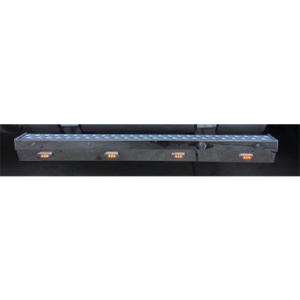 Stainless Steel Tank Skirt Round 1520MM 5 LED Amber Single To Suit Western Star