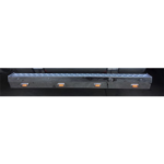 Stainless Steel Tank Skirt Round 1320MM 4 LED’s Amber Single To Suit Western Star