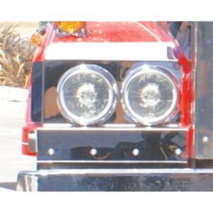 Stainless Steel Headlight Backings Long Pair To Suit Western Star 4800 2007 Onward Side Indicator