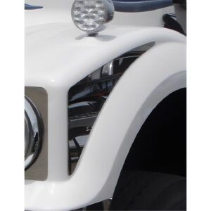 Stainless Steel Side Bonnet Trim 4900 Pair To Suit Western Star