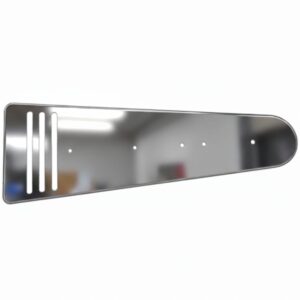 Stainless Steel Badge Backing Slots Pair To Suit Western Star